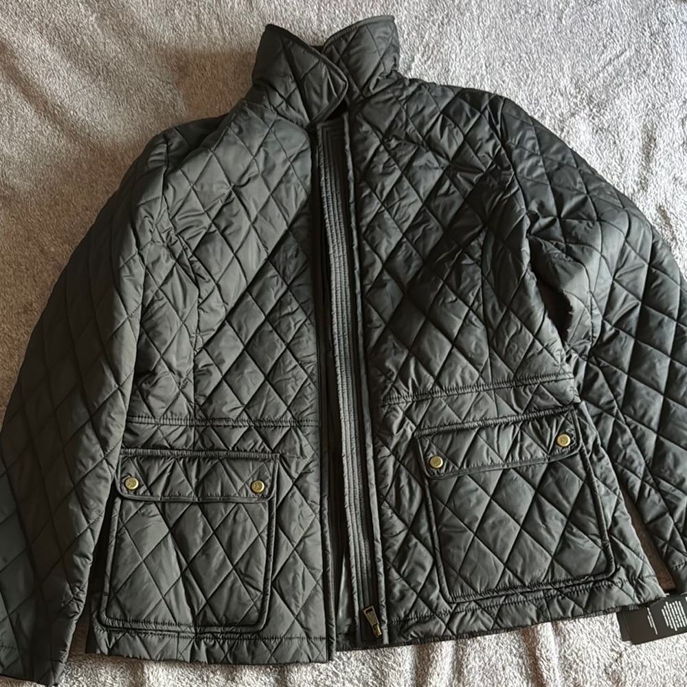 Never worn Ralph Lauren Quilted Jacket - Black